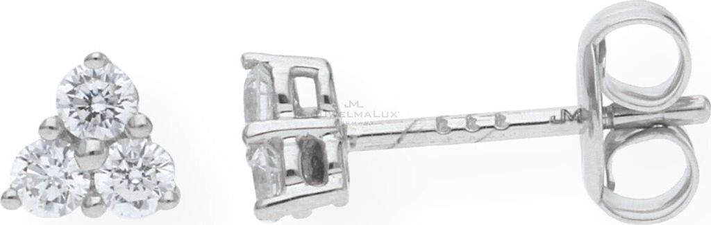 JuwelmaLux Ohrstecker 333 Weißgold mit Zirkonia JL10-06-1582