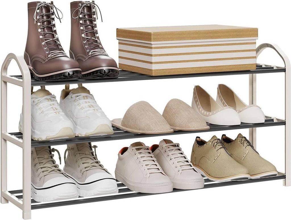 WOLTU Schuhablage Schuhregal Ständer, 3 Schicht für 12 Produktbild 