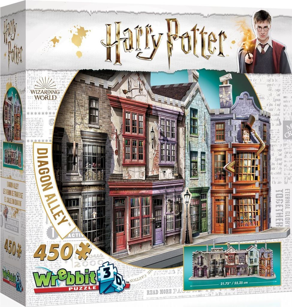 Winkelgasse/Diagon Alley - Harry Potter/ 3D-Puzzle 450 Produktbild 4