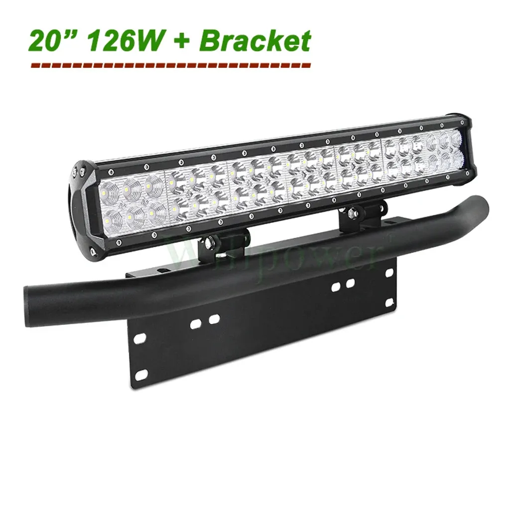 Barre LED Combo 288W Puissance Supérieure - Éclairage 126W Haute Intensité - 2