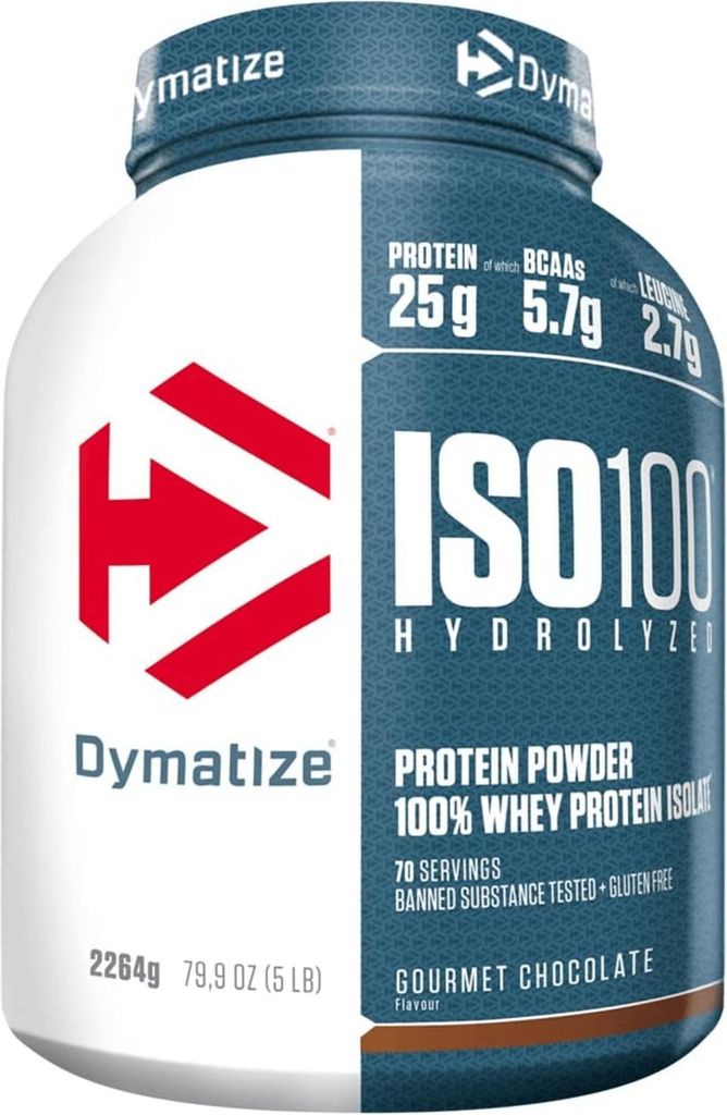 Dymatize ISO 100, Pulver, Hydrolisiertes Molkenprotein, Produktbild 