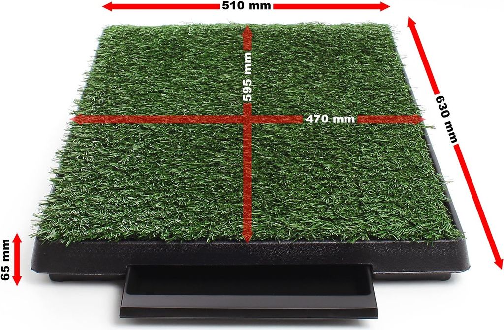 Fudajo toaleta pre šteňatá s trávou 63x51cm - toaleta pre Obrázok produktu 6