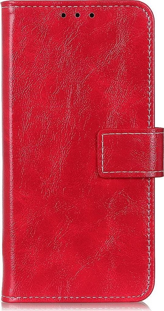 Mobigear Basic Xiaomi Mi 11 Ultra Hülle Klapphülle Geldbörse - Rot