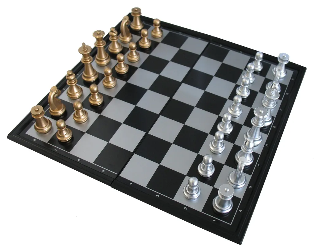 Échecs de voyage magnétiques HOT Games 24cm pour jouer en train ou avion