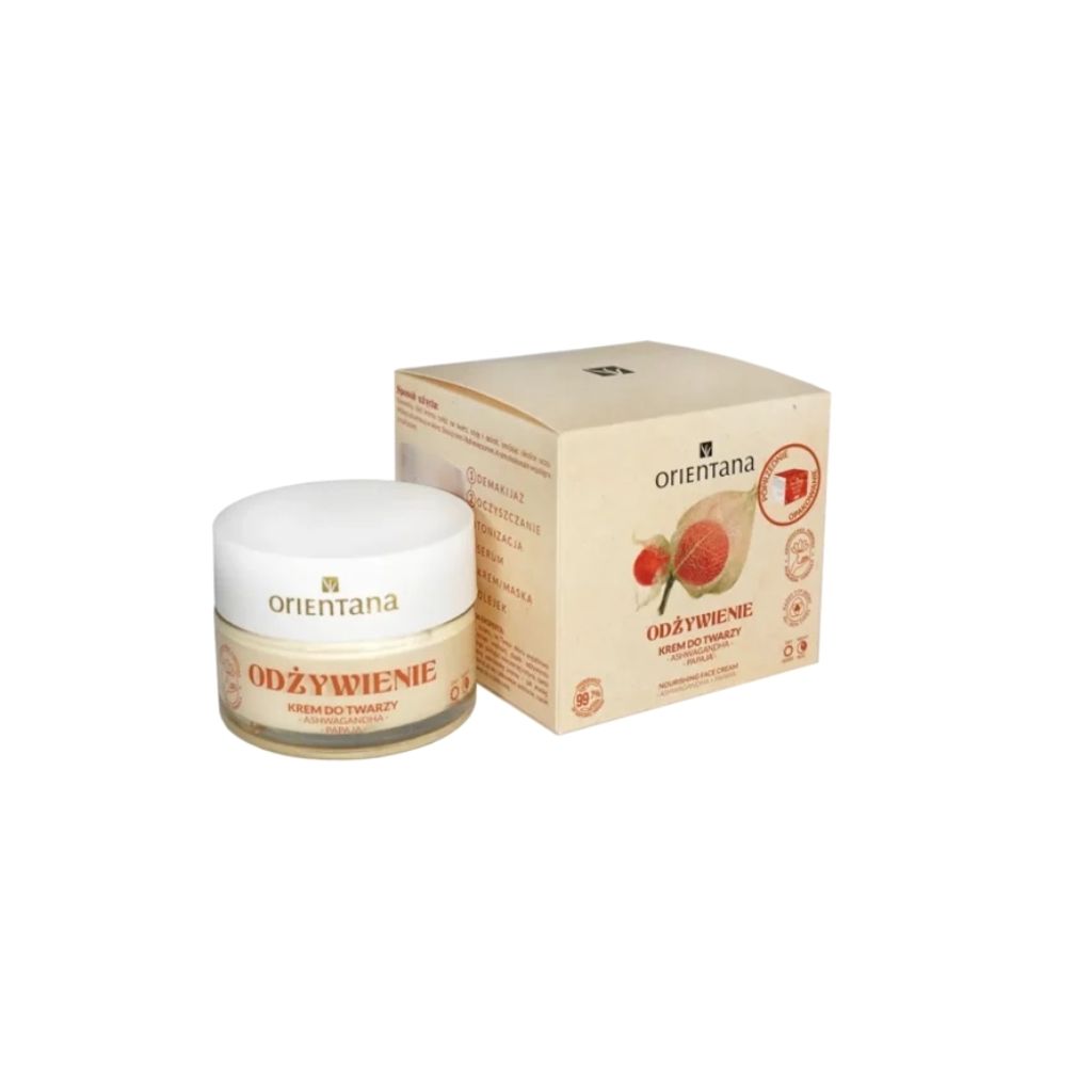 Orientana Natural Face Cream 40 g - Natürliche Gesichtscreme Indischer Ginseng Ashwagandha