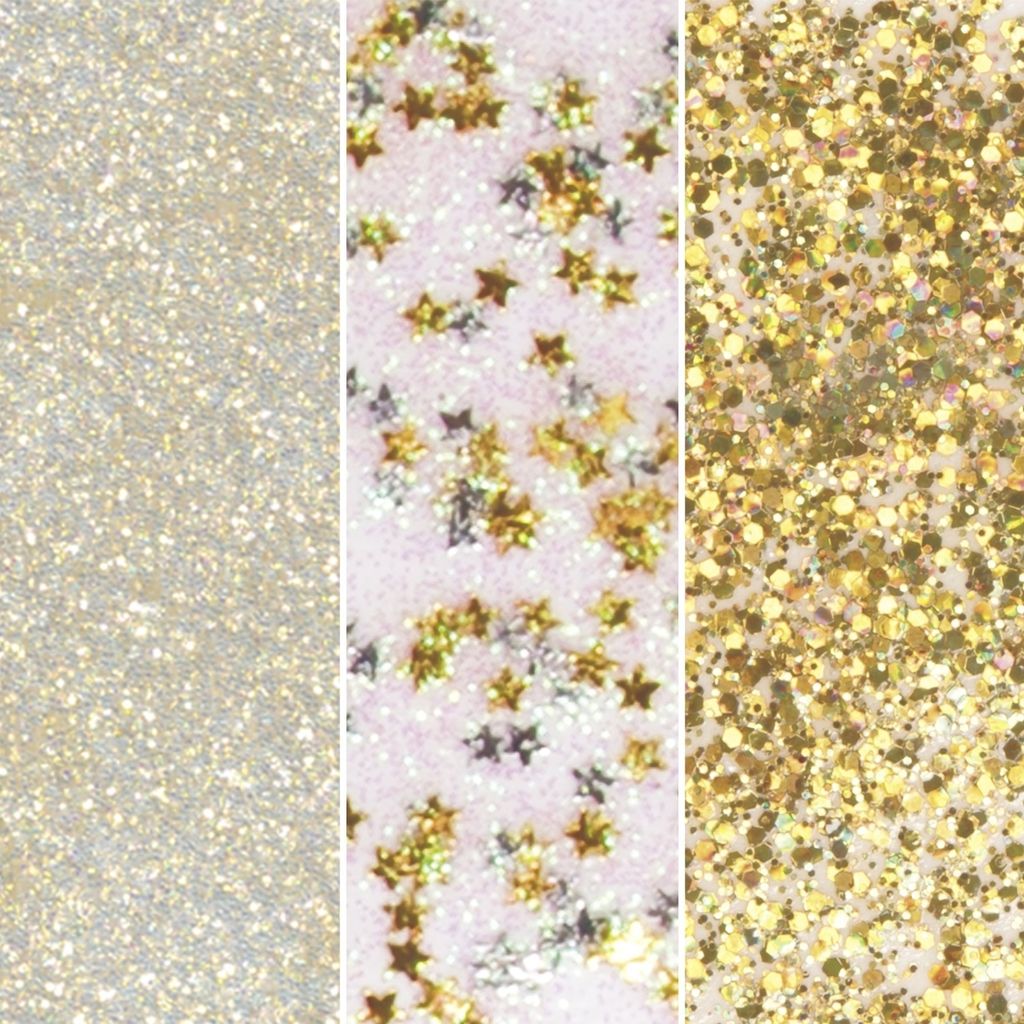 Glitterfarbe Glue Set 3x30ml Galaxy Packung mit 5 Stück Produktbild 