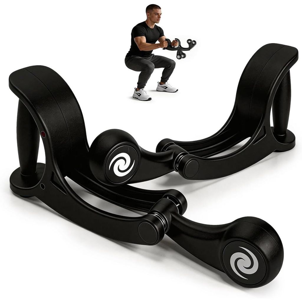 Fitnessgerät für Zuhause, Cordless Battle Rope mit gewichteten Griffen, leise & platzsparend, HIIT Cardio Training für Männer & Frauen