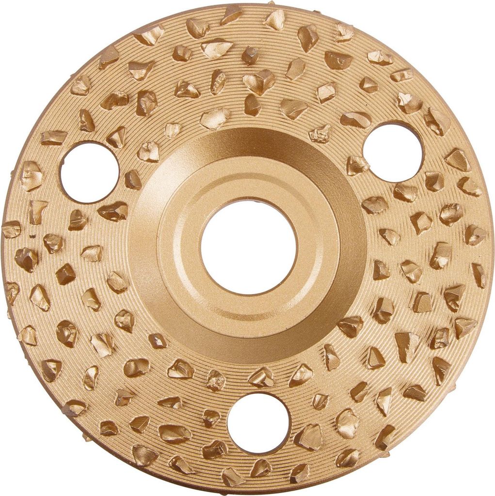 Klauenscheibe Standard, 115 mm beidseitig, grobe Körnung
