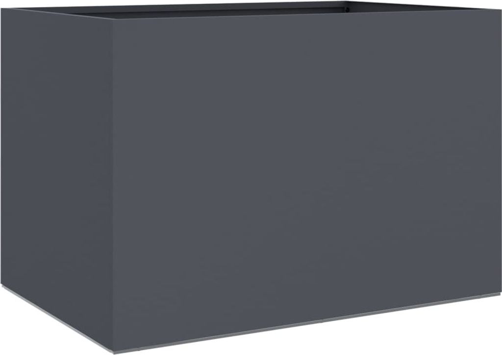 vidaXL Pflanzkübel Anthrazit 62x40x39 cm Stahl Produktbild 