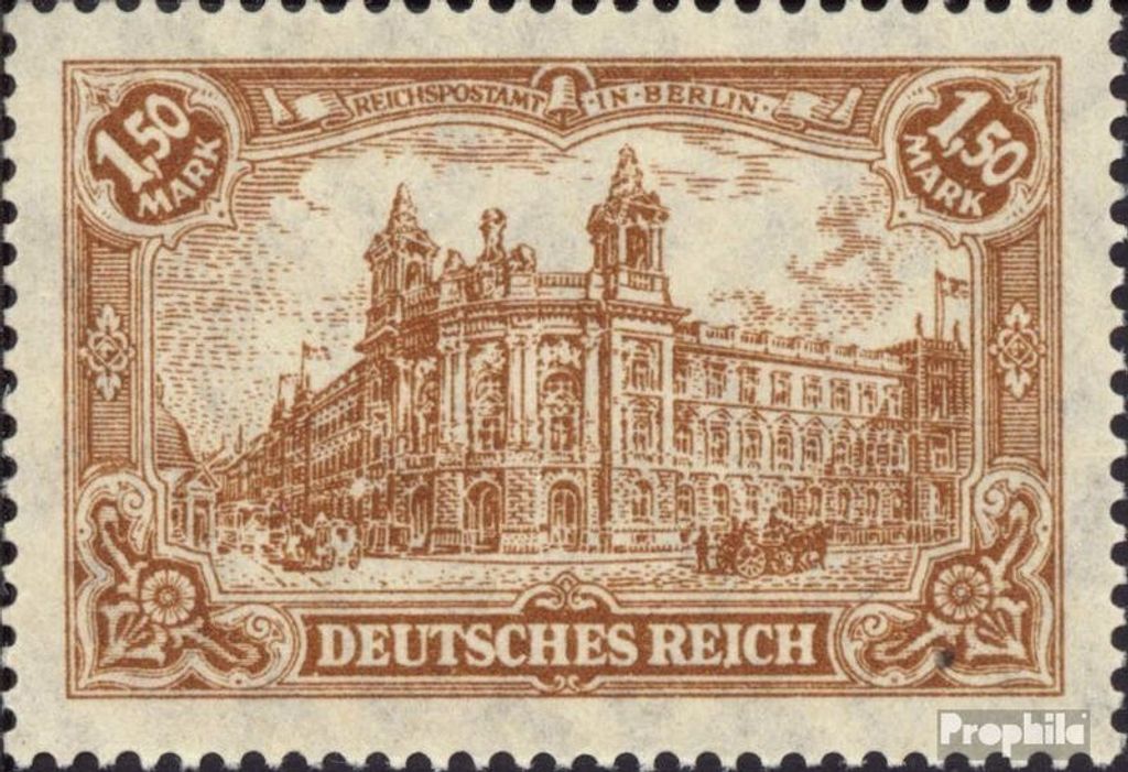 Briefmarken Deutsches Reich 1920 Mi 114c gestempelt Markwerte Ergänzungs-Werte