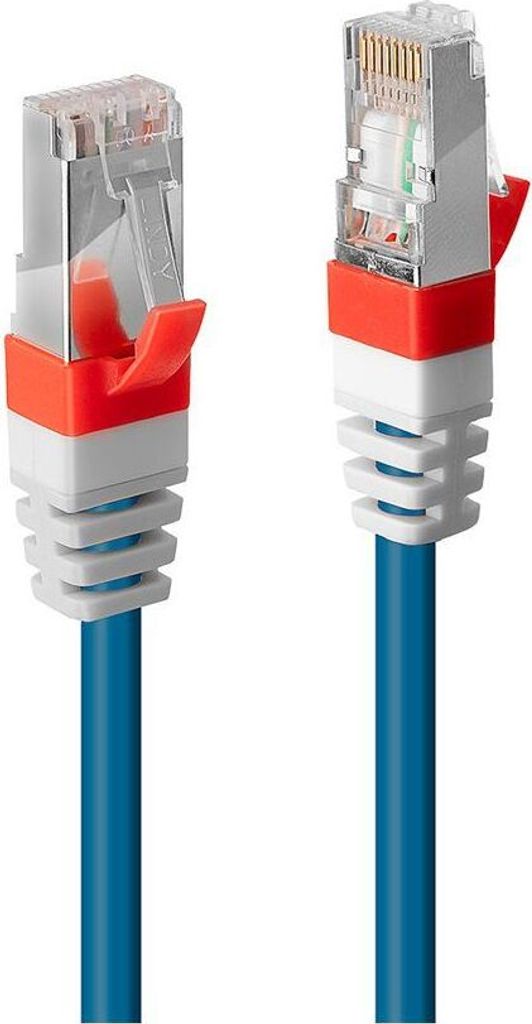 LINDY Patchkabel Cat6(A) SSTP / S/FTP PIMF blau 20m 10Gbit
