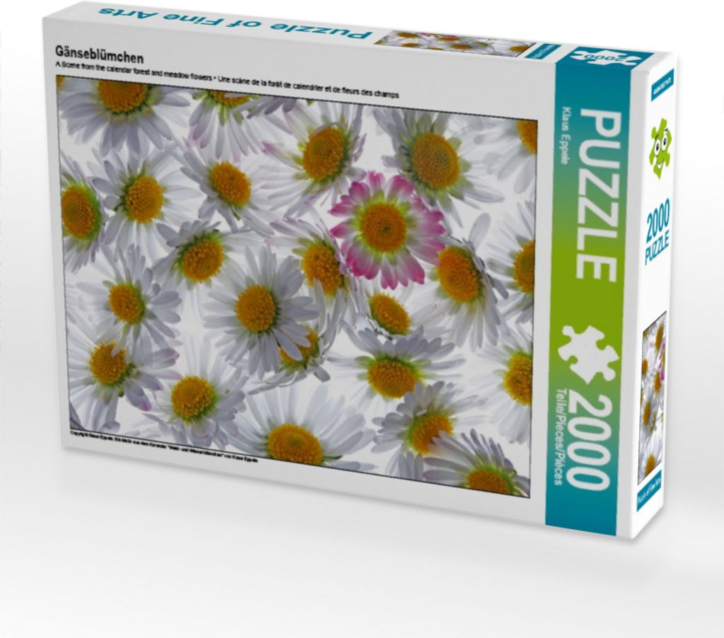 Calvendo Gänseblümchen 2000 Teile Puzzle quer 900x670mm, Eppele Klaus; 7408101