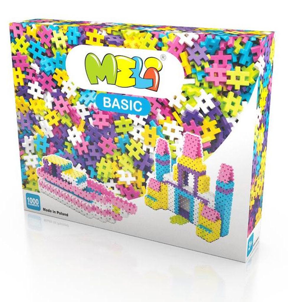 Meli Basic 1000 blocchi da costruzione Blocchi da Immagine del prodotto 