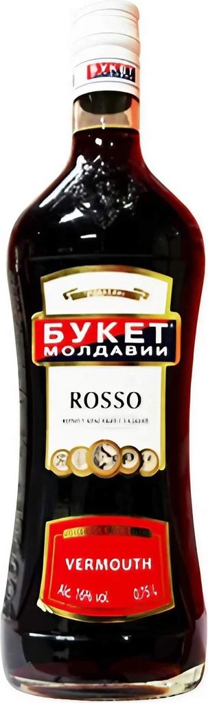 Buket Moldavii Wermutwein Rosso Rotwein süß 16% vol. 0,75L Produktbild 