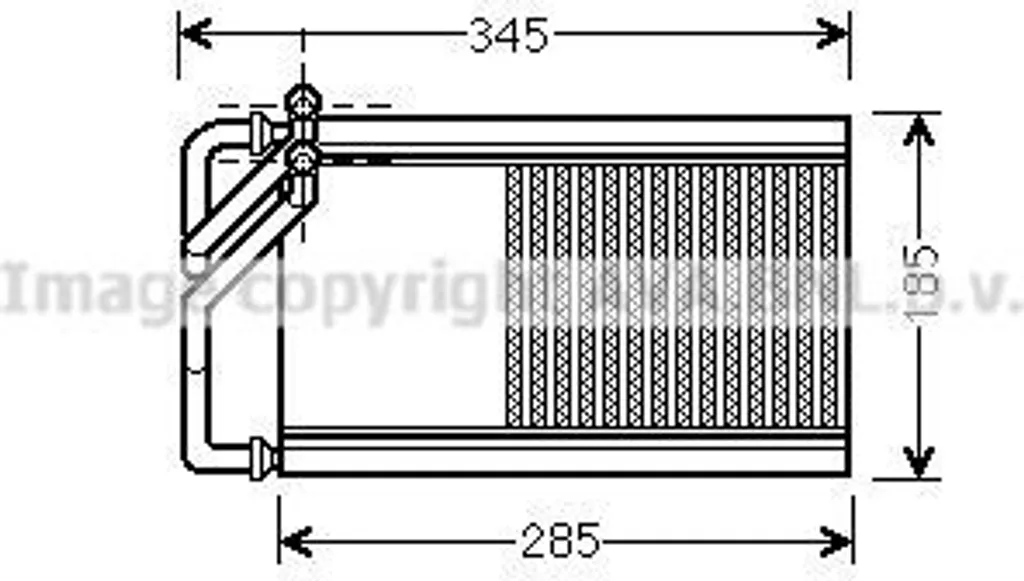 Radiateur de Chauffage Habitacle pour Kia Carnival III VQ Série PRASCO
