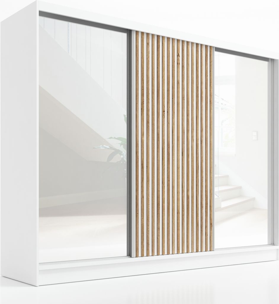 Schwebetürenschrank DIVER , 3-türig Schrank 200 cm Produktbild 
