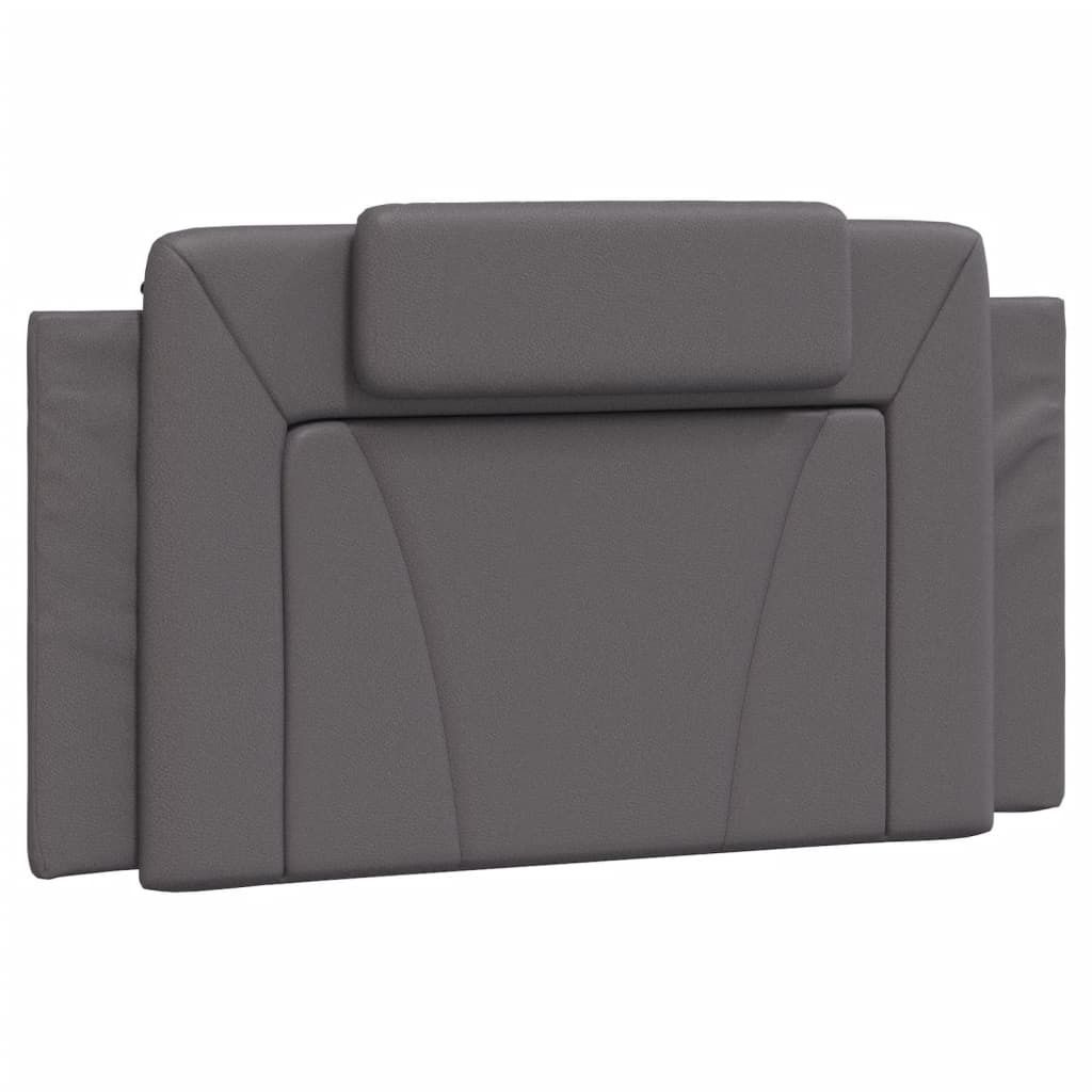 vidaXL Kopfteil-Kissen "Viana" Grau 100 cm Kunstleder Produktbild 
