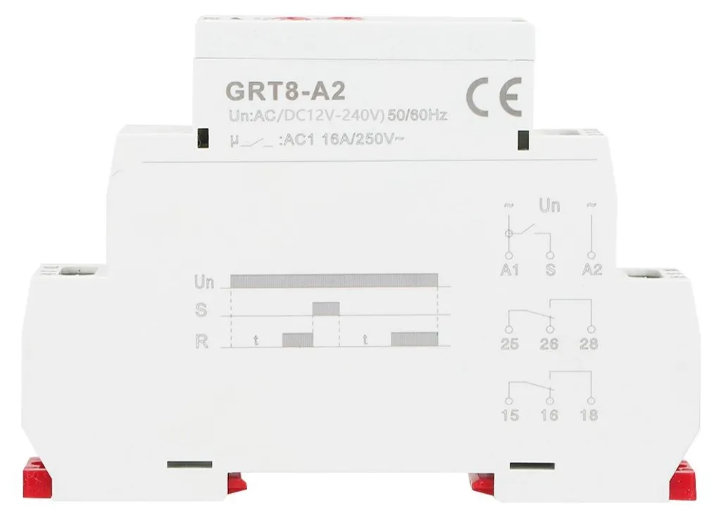 Minuterie automatique sur rail DIN pour armoire électrique 240V
