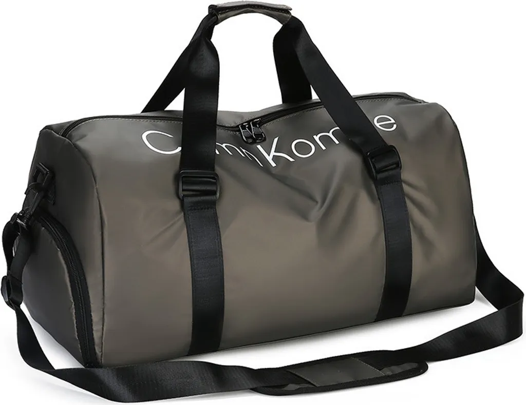 Sac de sport de grande capacité 50L en toile kaki ultra résistante