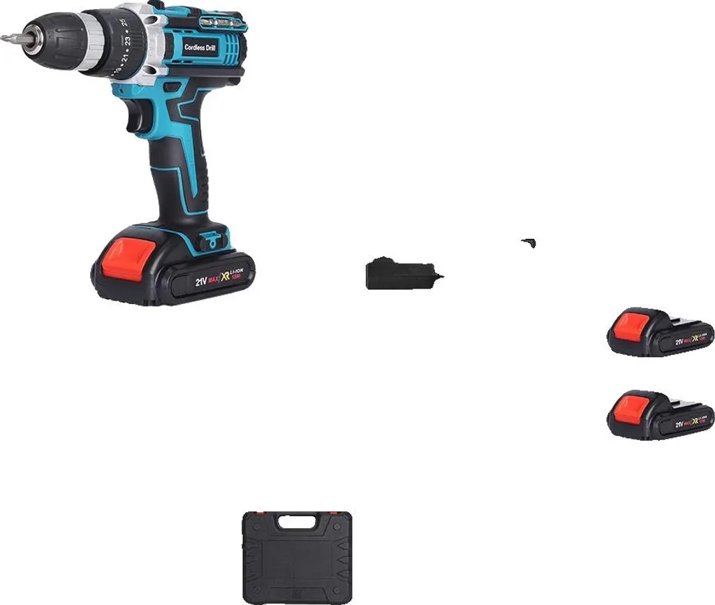 Tournevis électrique Influence ergonomique avec 2 piles et couple réglable