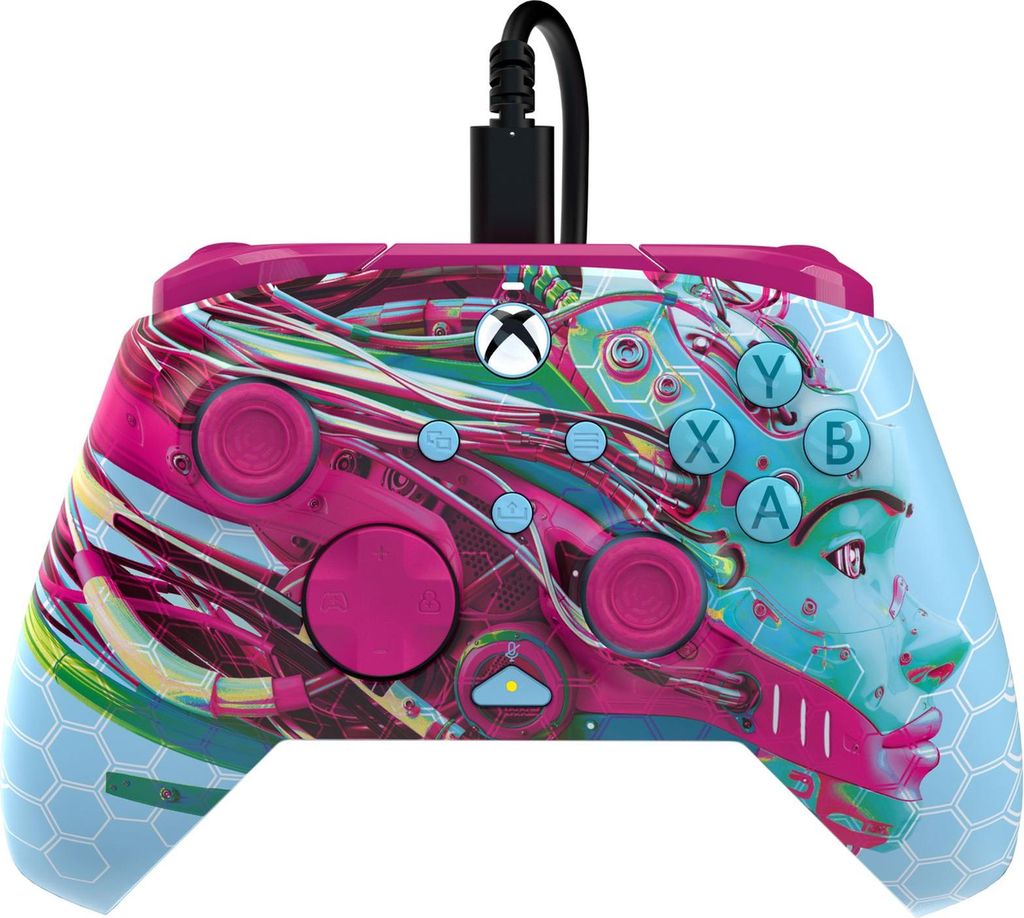 PDP REMATCH GLOW Advanced, Gamepad, PC, Xbox One, Xbox Series S, Xbox Series X, D-Pa