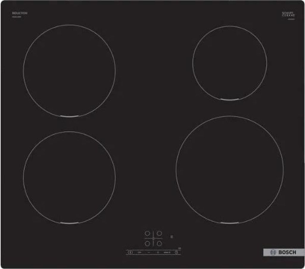 Table à induction BOSCH 4 foyers, 592 mm x 522 mm, Image du produit 