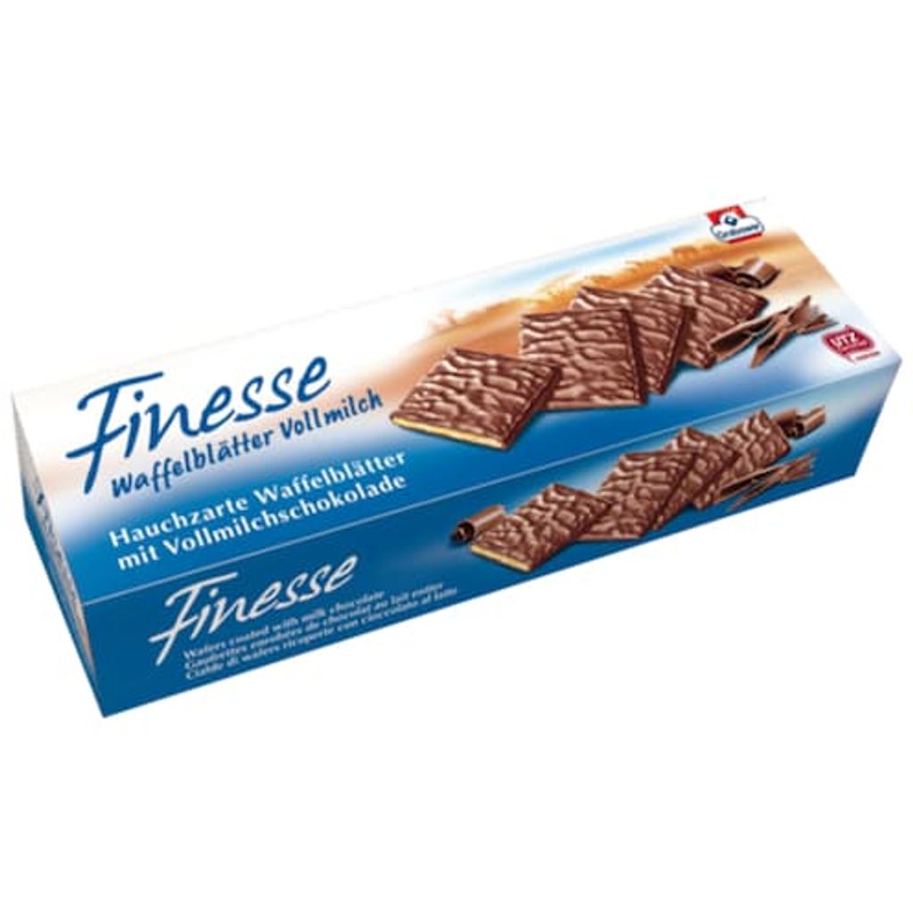 Grabower Finesse Waffelblätter Vollmilch 100g Produktbild 