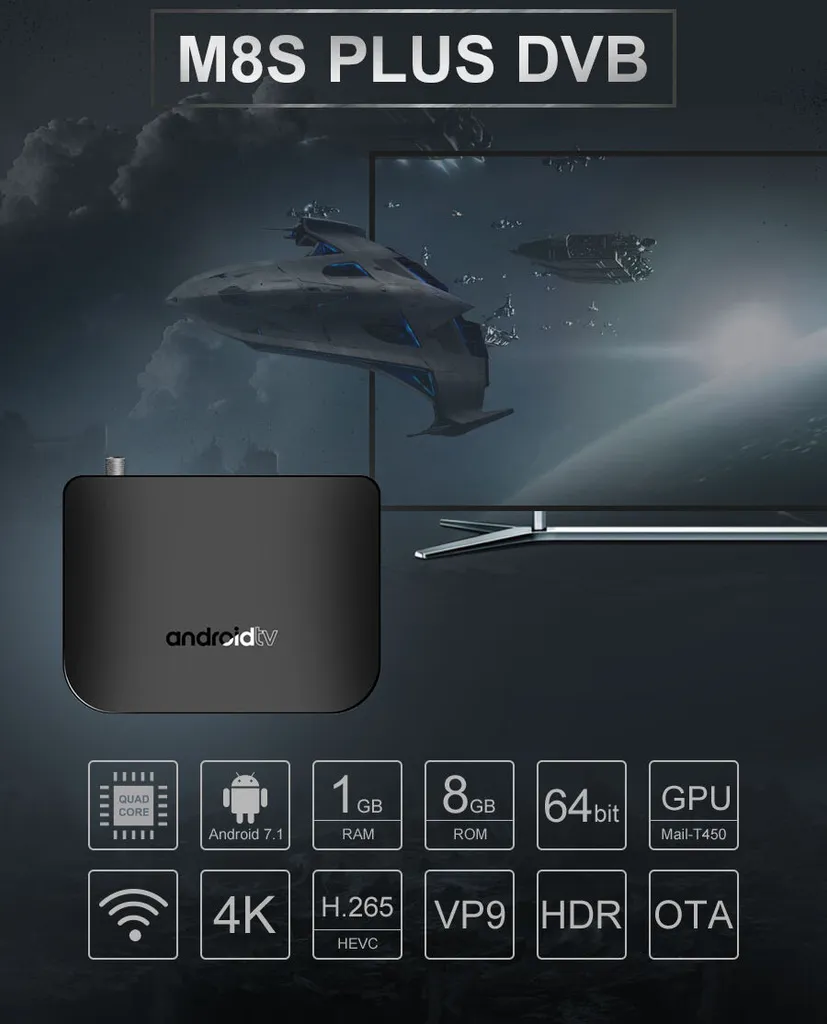 Acquista MECOOL M8S PLUS DVB-S2: Il Decoder Smart TV Box 4K Definitivo - 3