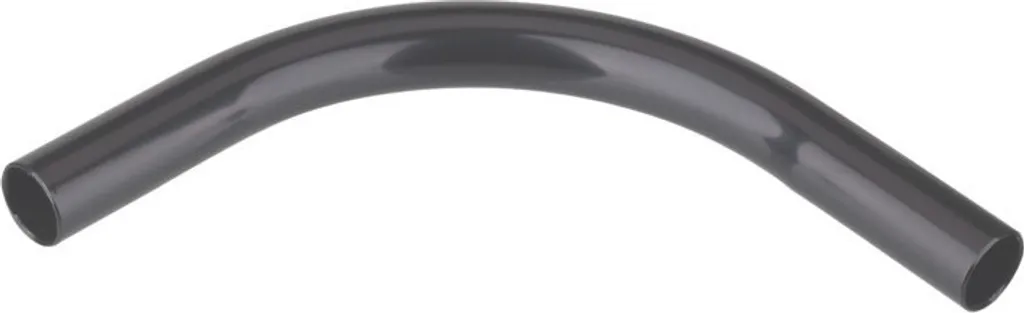 Coude en acier pour tube rigide SBS-E 50 noir laqué Fränkische