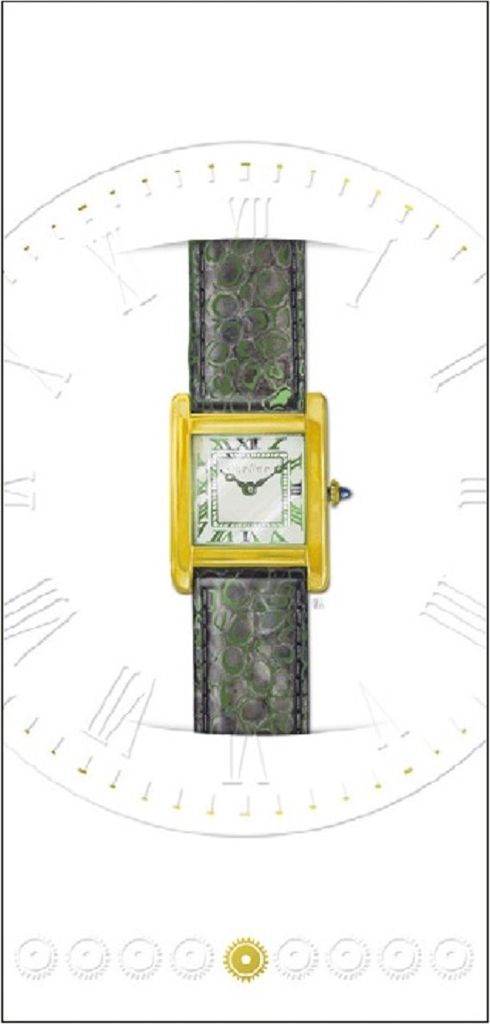 Pass 10x21 G05 41A 010 + Umschlag – Quadratische Uhr – DaVinci