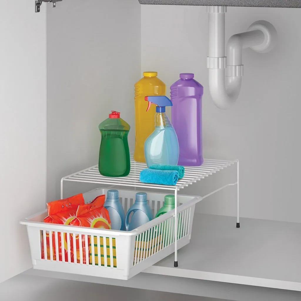 Optimisation de Placard : Rack Dino Metaltex 33x45x20 cm avec Panier