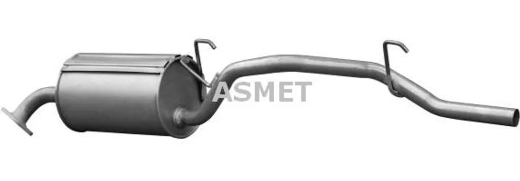 Silencieux arrière anticorrosion ASMET 13020 compatible Honda HR-V