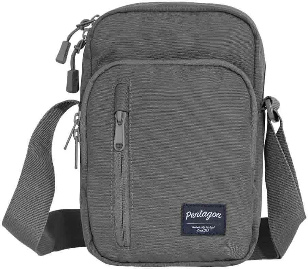 Sacoche Banane Grise Pentagon Kleos 2.5l - Petit Sac à Dos de Taille
