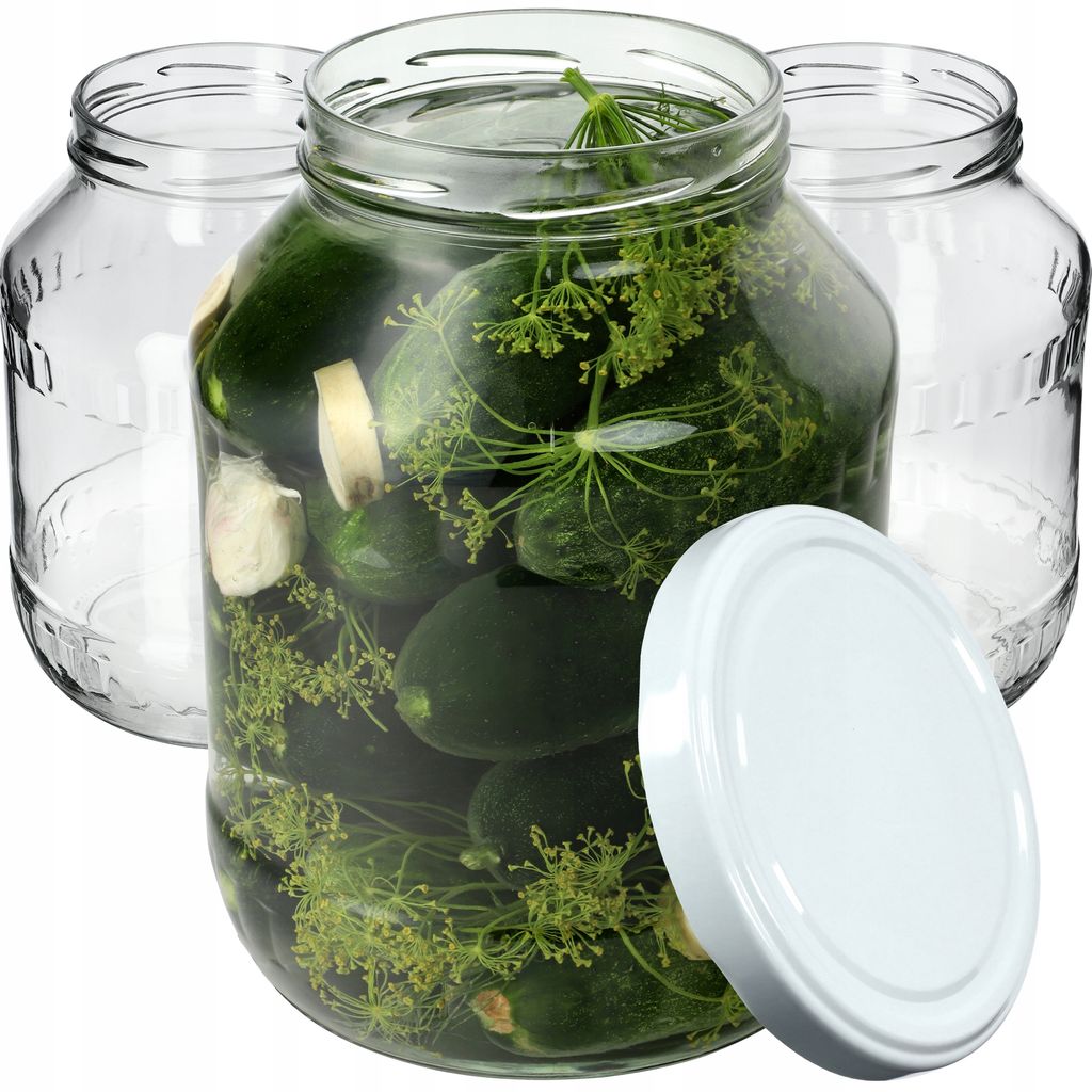 KADAX Barattoli Per Conserve Da 900 Ml Con Tappo A Vite Fi82