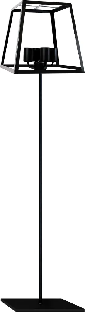 Lampadaire FINLAND 308696 avec 4 douilles E27 noir mat haute qualité