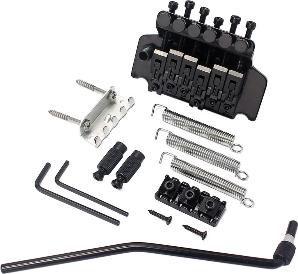 Pont de Guitare Trémolo à 6 Cordes pour Guitare Électrique ST avec Bras