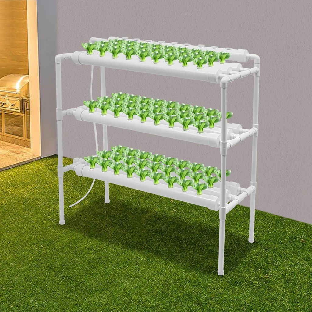 Hydroponik - Anzuchtschale mit Deckel - Für Aussaat und Stecklinge - Gewächshaus/Indoor - Hellgrau