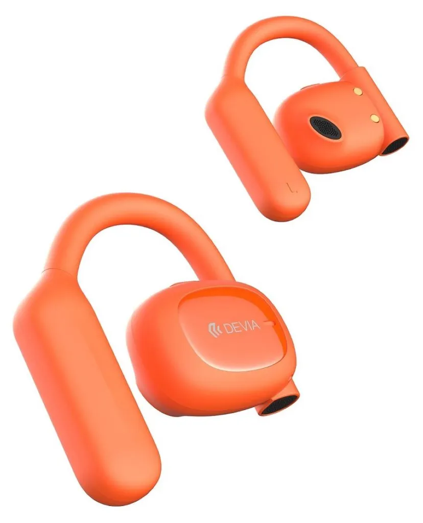 Devia Wireless Headphones 800mAh Arancione - Bluetooth 5.3 Stereo