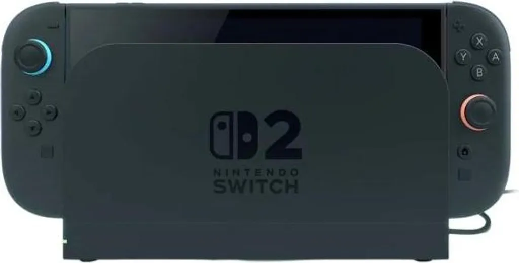 Nintendo Switch 2 Rouge avec Prise EU 220V - Écran HD et Performance Fluide - 25
