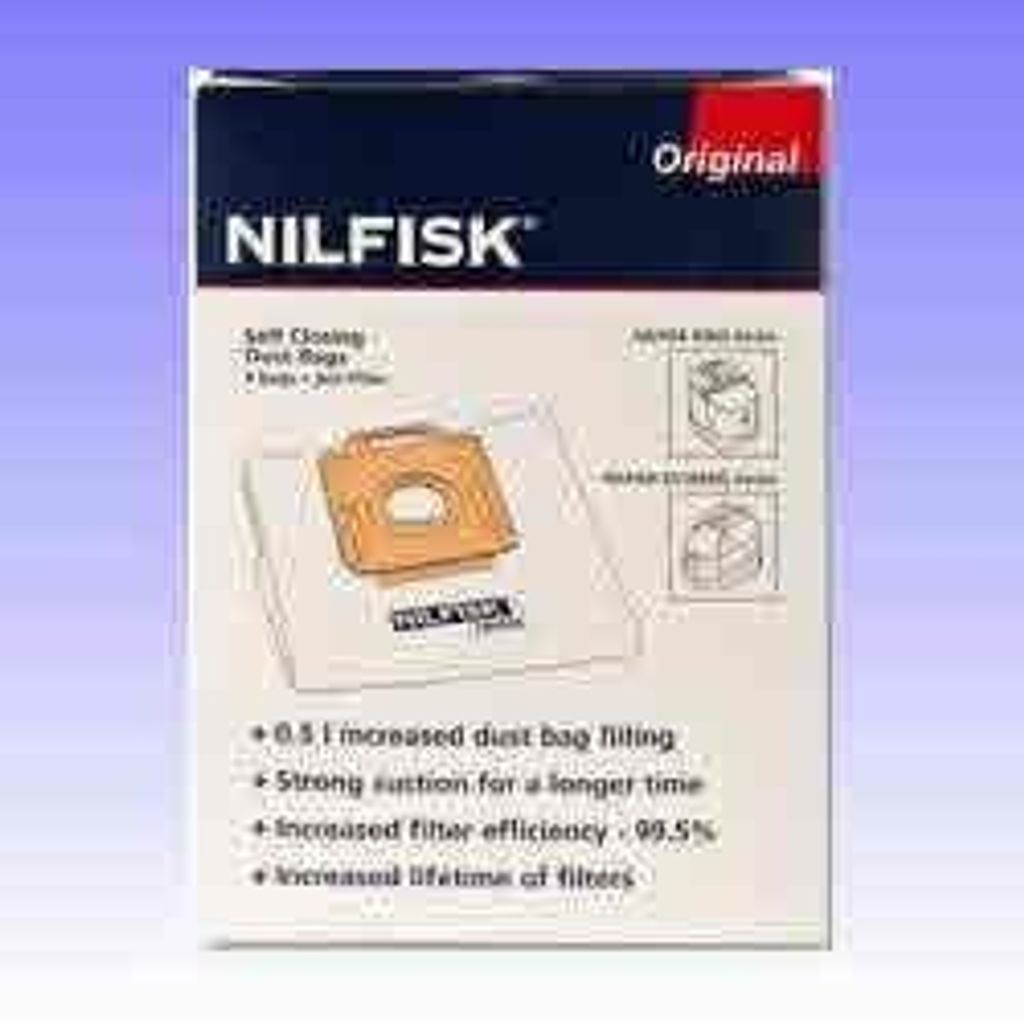 Set mit 5 papiertüten Nilfisk 82095000 Produktbild 