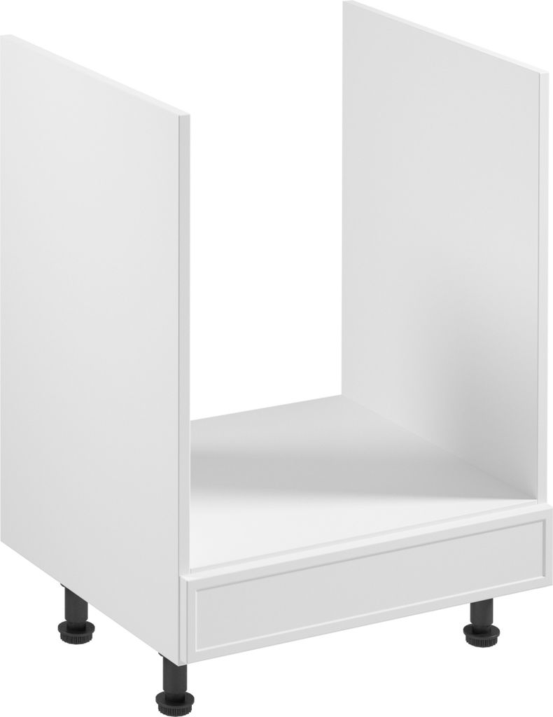Herdumbauschrank 60 cm Küchenschrank küchenmöbel, Sorento D60ZK Weiß