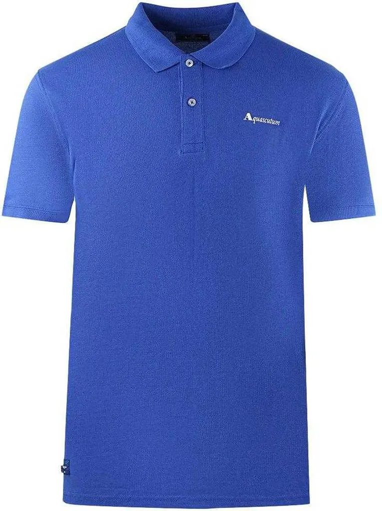 Polo Aquascutum SY161 Bleu Roi : Style Impeccable et Coupe Unisexe M Idéale