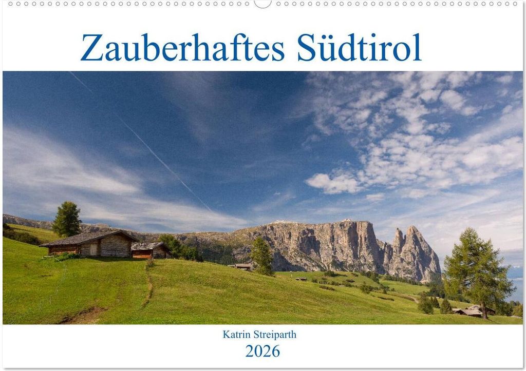 Zauberhaftes Südtirol (Wandkalender 2026 DIN A2 quer), Produktbild 