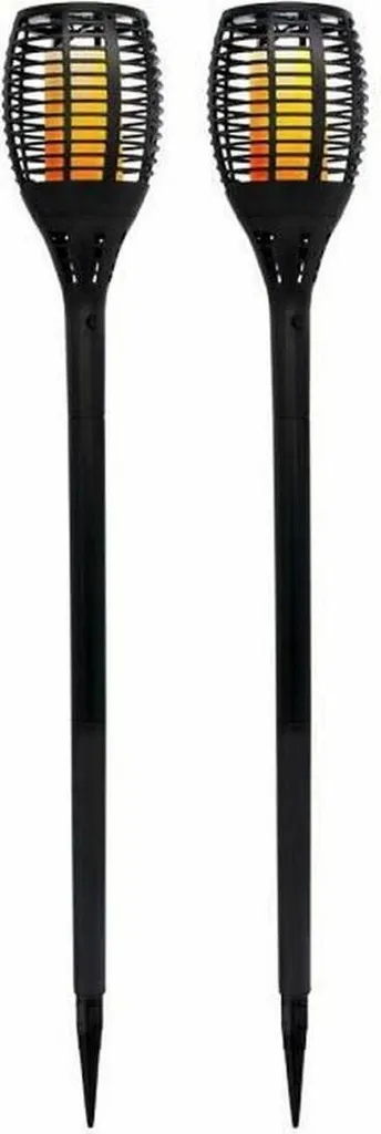 Torche Solaire Extérieure 70 cm Maity Sun Mini Noir avec Allumage Auto