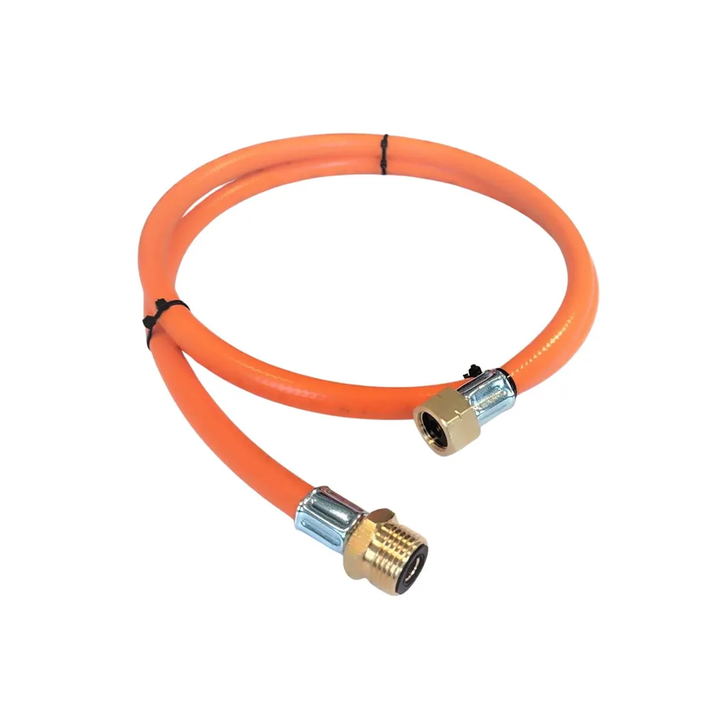 Tuyau Gaz 2m Résistant au Froid -30°C pour Propane et Butane 9mm