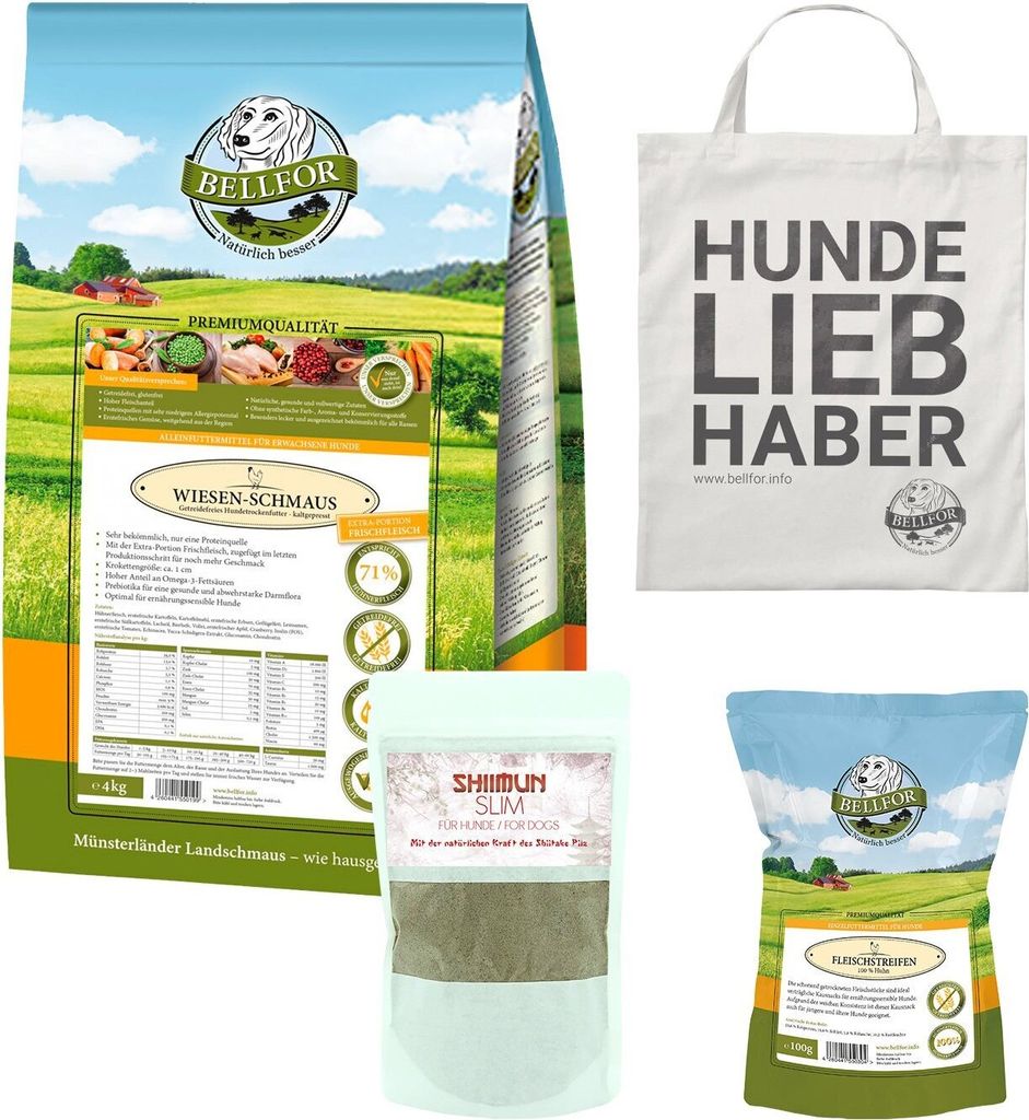 Bellfor Diät-Futterset mit kaltgepresstem Trockenfutter für große Hunderassen 4,220.00 g