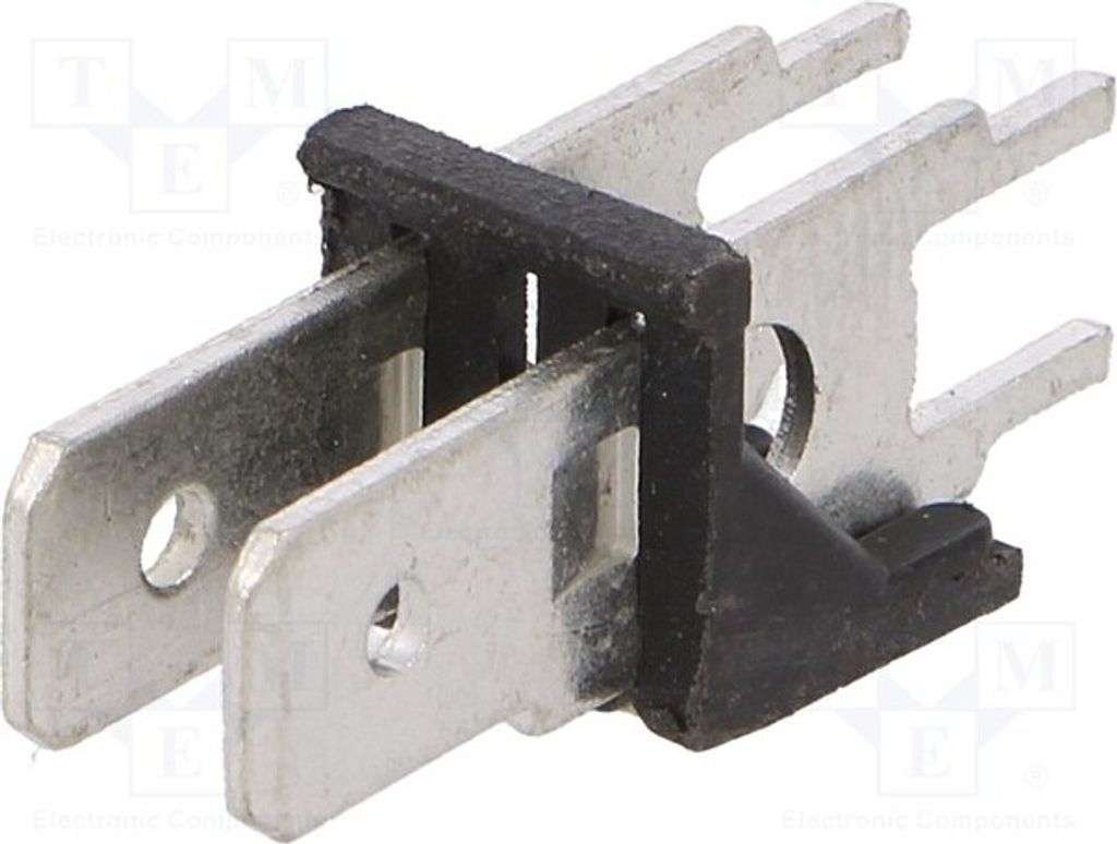 1x Verbinder: Verbindungsleiste THT 0,8mm verzinnt 7832 -Lötanschlüsse 6,3mm