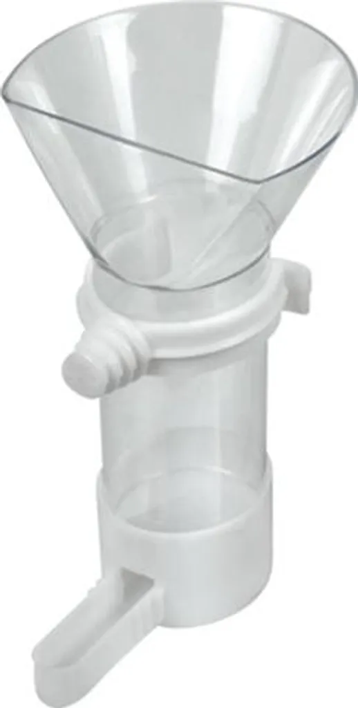 Dosing Hopper Fontaine 190ml Bianco - Precisione per Macinacaffè Professionali