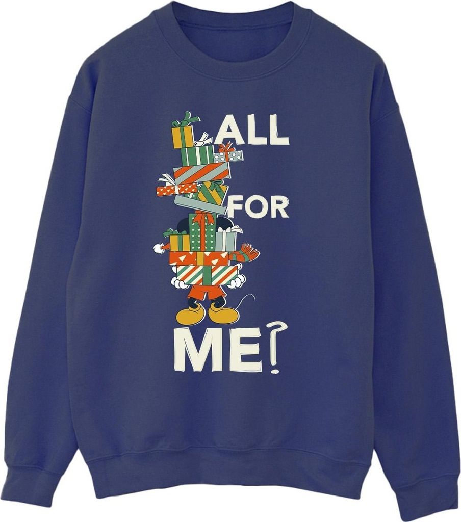 Disney - "Presents All For Me" Sweatshirt für Herren BI40257 (XXL) (Marineblau)