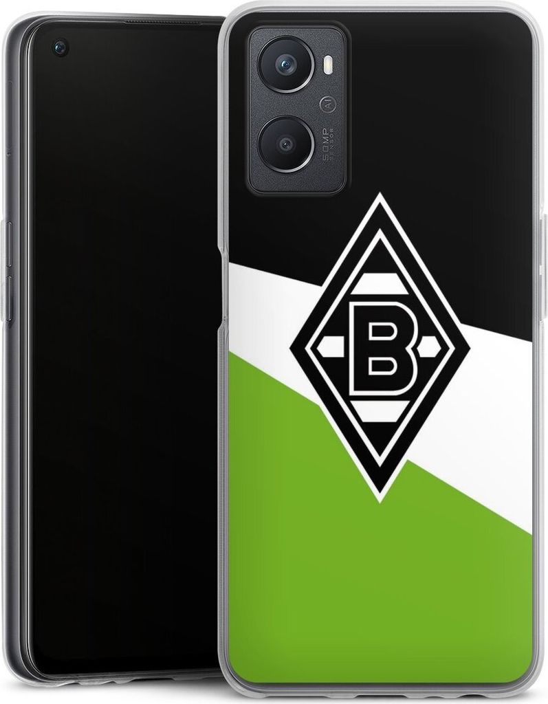 DeinDesign Handyhülle für Oppo A96 4G Silikon Hülle Case Smartphone Schutzhülle Borussia Mönchengladbach Gladbach Offizielles Lizenzprodukt